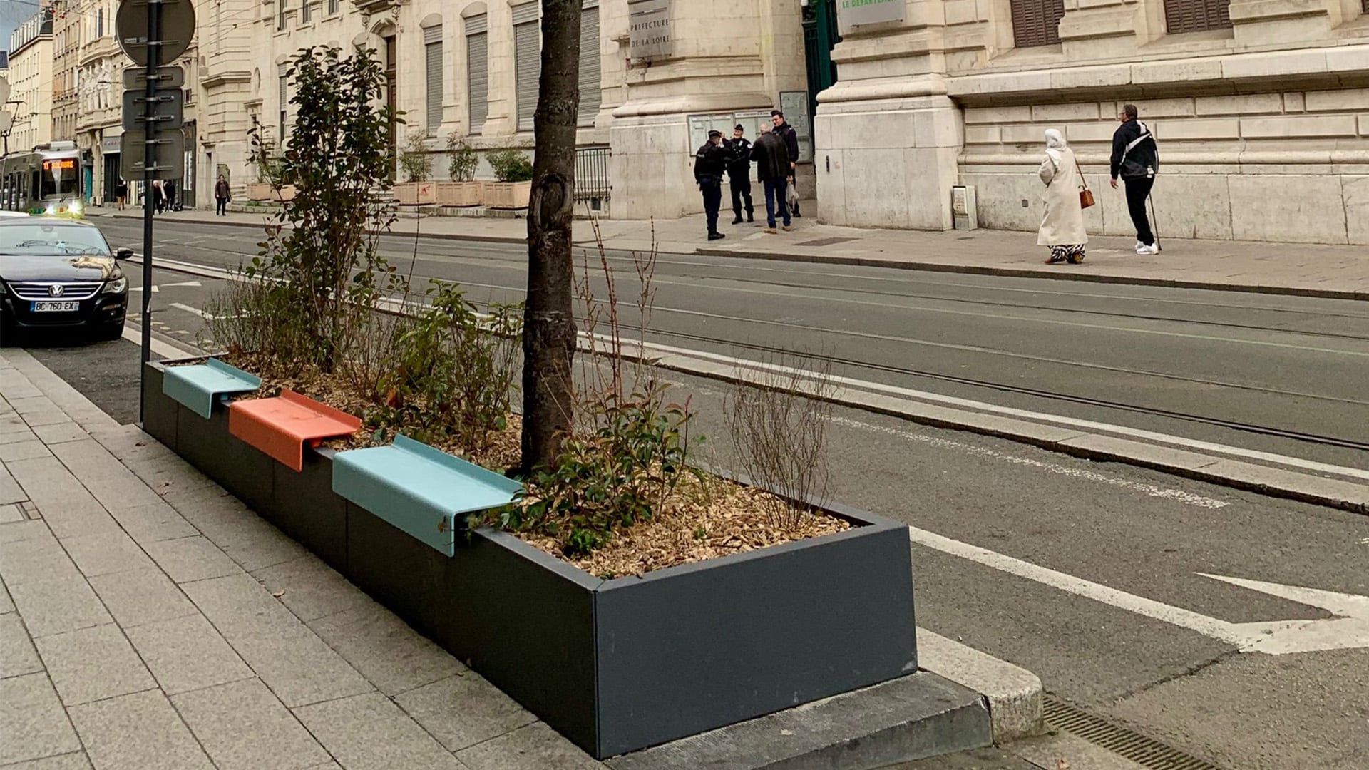 Aménagement urbain à Saint-Étienne